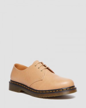 Beige Doctor Martens 1461 Carrara Leather Oxford Shoes (Carrara) | GL54-N8OH