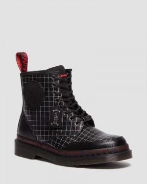 Black Doctor Martens 1460 WB Blade Runner Lace Up Boots | DV92-S0YE