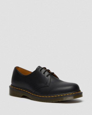 Black Doctor Martens 1461 Smooth Leather Oxford Shoes (Smooth Leather) | QP52-H0OY