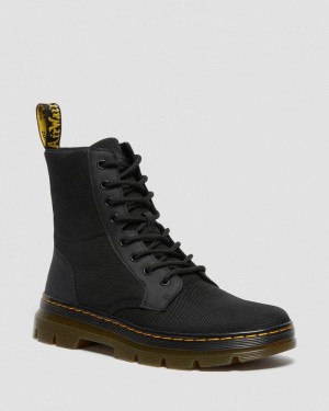 Black Doctor Martens Combs Poly Casual Boots (Extra Tough Poly+Rubbery) | AH97-G7JG