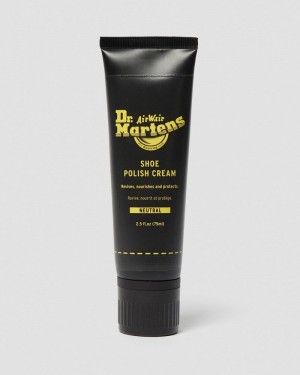 Black Doctor Martens Neutral Shoe Polish Cream 75ml Tube | UV08-N4ZH