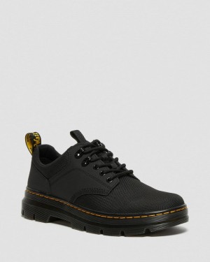 Black Doctor Martens Reeder Utility Shoes | SK19-H7UF