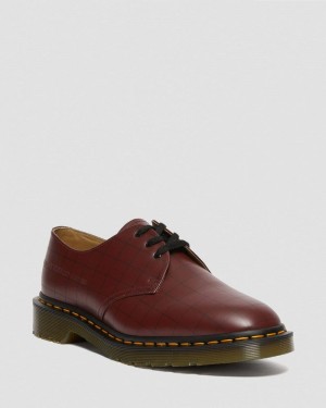 Cherry Red Doctor Martens 1461 Undercover Made in England Leather Oxford Shoes (Smooth Leather) | MY52-R0SK