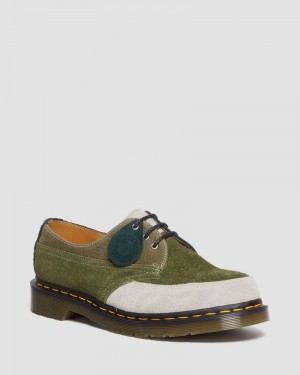 Multi Doctor Martens 1461 Made in England Deadstock Leather Oxford Shoes (Quilon + Suede) | CA83-V6TU