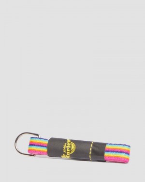 Rainbow Doctor Martens 26 Inch Flat Rainbow Shoe Laces (3-Eye) (Polyester) | GK65-M9YV