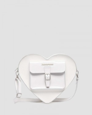 White Doctor Martens Heart Shaped Leather Backpack (Kiev) | TG11-H2KD