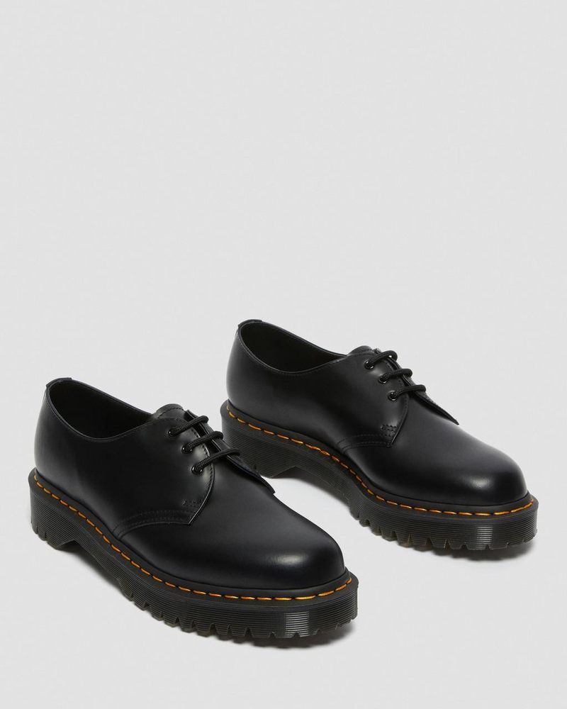 Black Doctor Martens 1461 Bex Smooth Leather Oxford Shoes (Smooth Leather) | BC30-T1OR