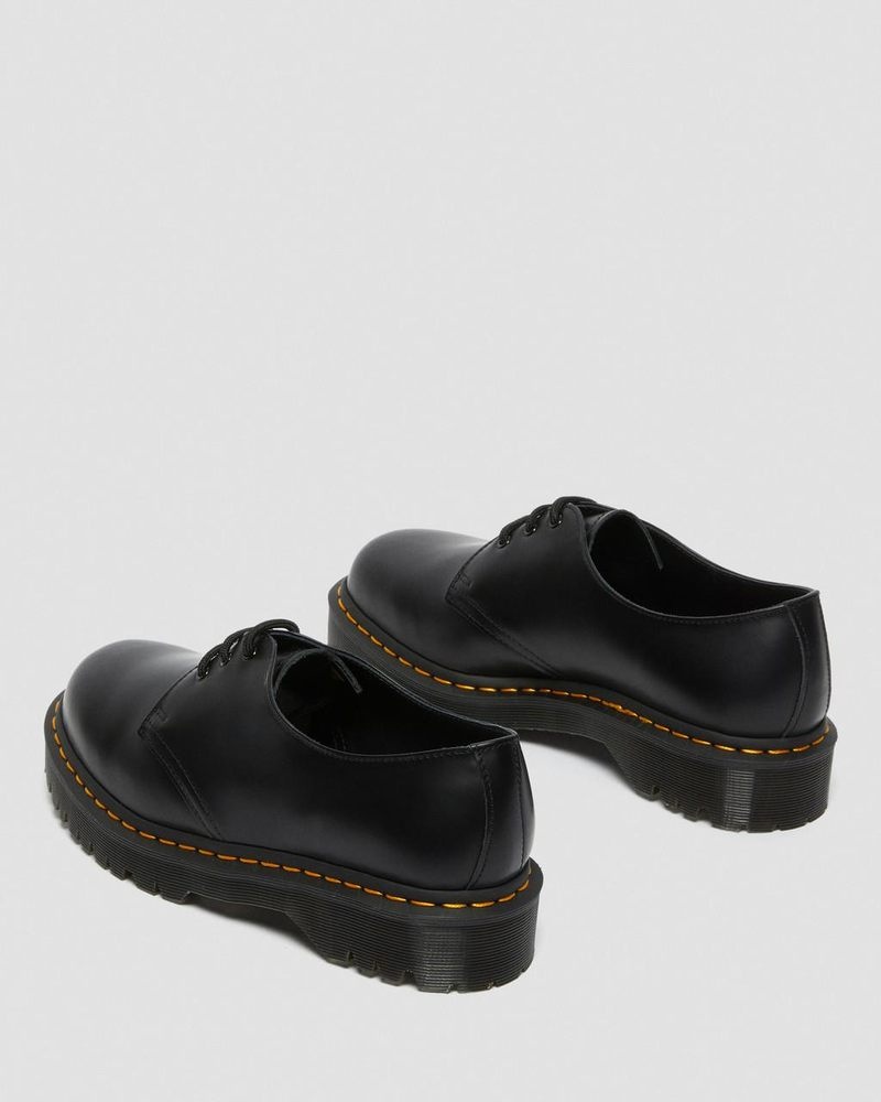 Black Doctor Martens 1461 Bex Smooth Leather Oxford Shoes (Smooth Leather) | BC30-T1OR