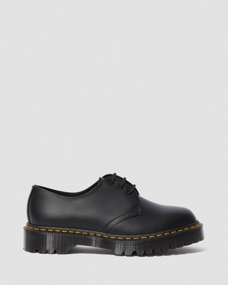 Black Doctor Martens 1461 Bex Smooth Leather Oxford Shoes (Smooth Leather) | BC30-T1OR