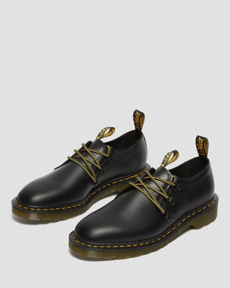 Black Doctor Martens 1461 Engineered Garments Leather Oxford Shoes (Smooth Leather) | EI14-H2IY