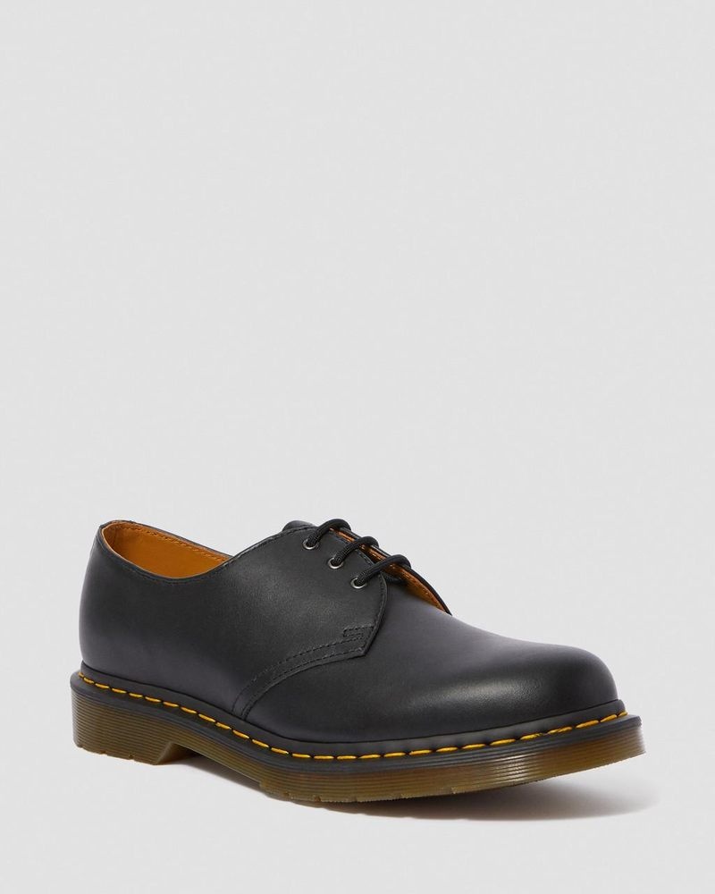 Black Doctor Martens 1461 Nappa Leather Oxford Shoes (Nappa Leather) | YT74-L0XR