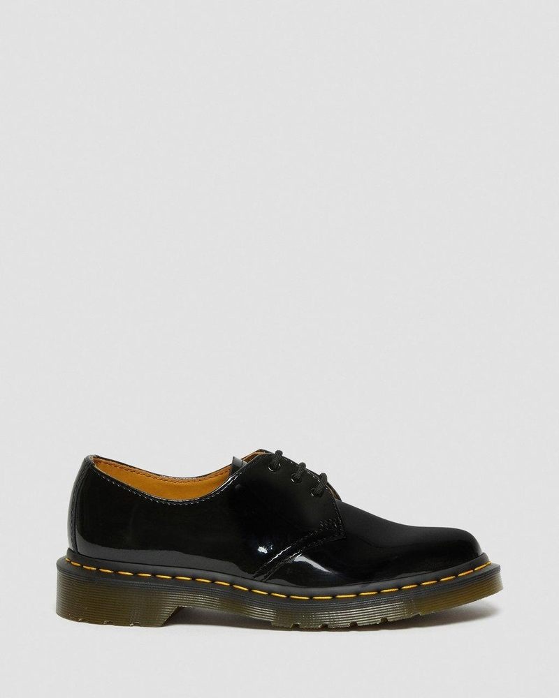 Black Doctor Martens 1461 - Patent Leather Oxford Shoes (Patent Leather) | SS50-M5RE