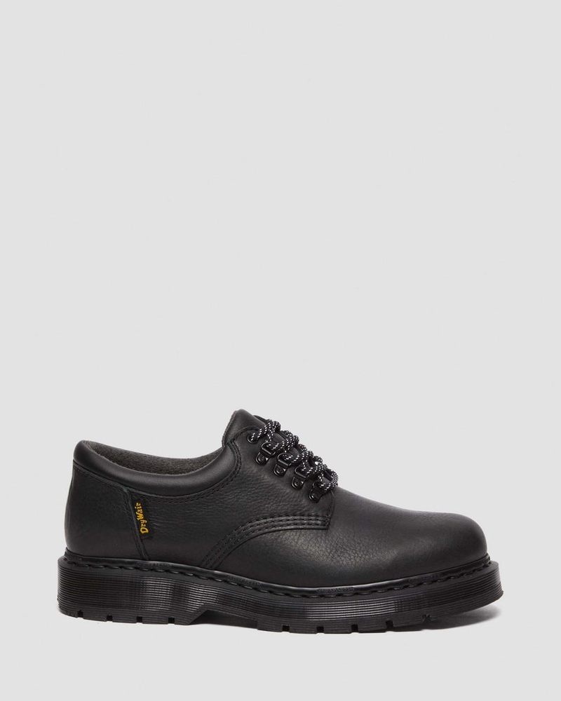 Black Doctor Martens 8053 Trinity Waterproof Leather Casual Shoes | RV89-M8KC