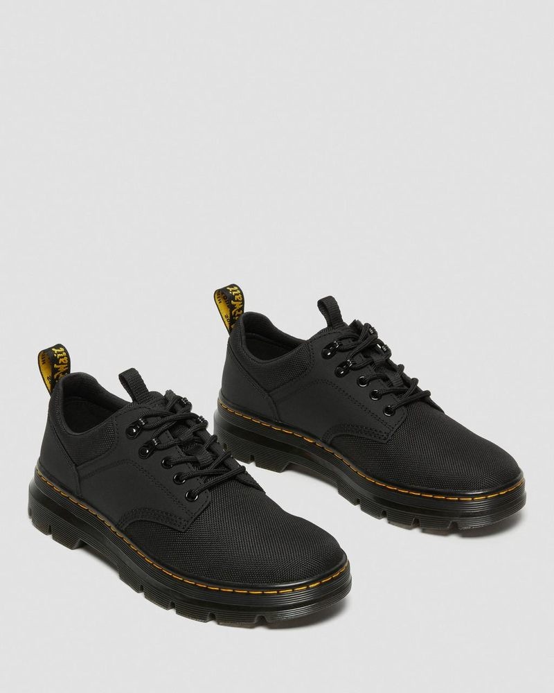 Black Doctor Martens Reeder Utility Shoes | SK19-H7UF