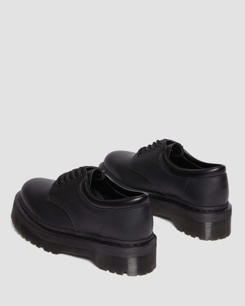 Black Doctor Martens Vegan 8053 Felix Platform Casual Shoes (Felix Rub Off) | LU94-Y2KH