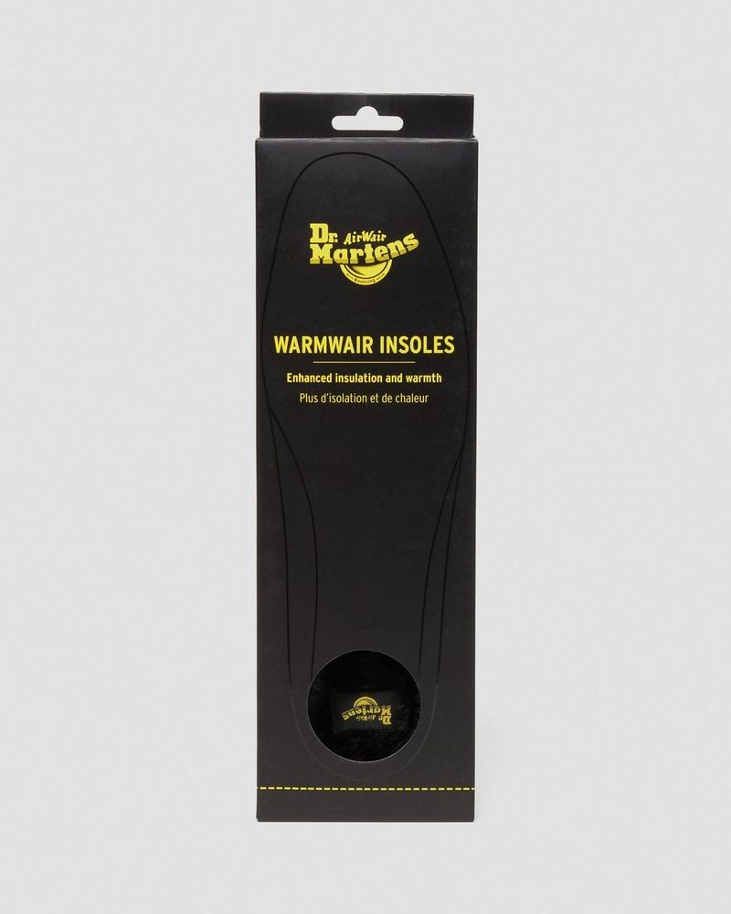 Black Doctor Martens Warmwair Shoe Insoles (Lux Faux+Hefty) | VF36-P8ZS