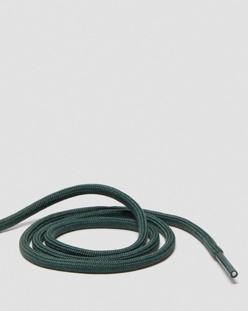 Dark Green Doctor Martens 26 Inch Round Shoe Laces (3-Eye) (Cotton) | VX50-T7XT