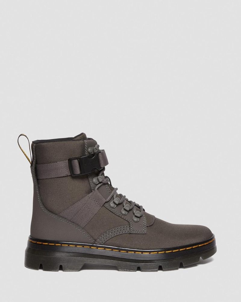 Gunmetal Doctor Martens Combs Tech II Extra Tough Utility Boots (Ajax+Extra Tough 50/50) | KO66-G1DK