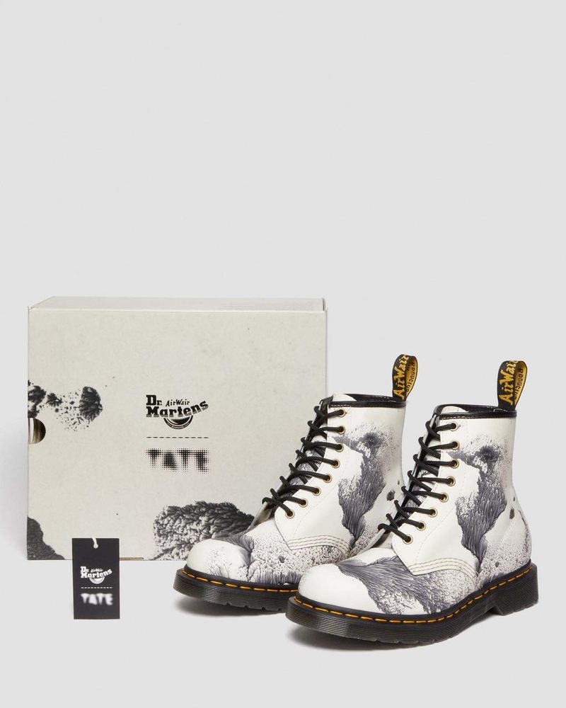 Multi Doctor Martens 1460 Tate 'Decalcomania' Backhand Leather Lace Up Boots (Backhand) | JL32-Z5OS