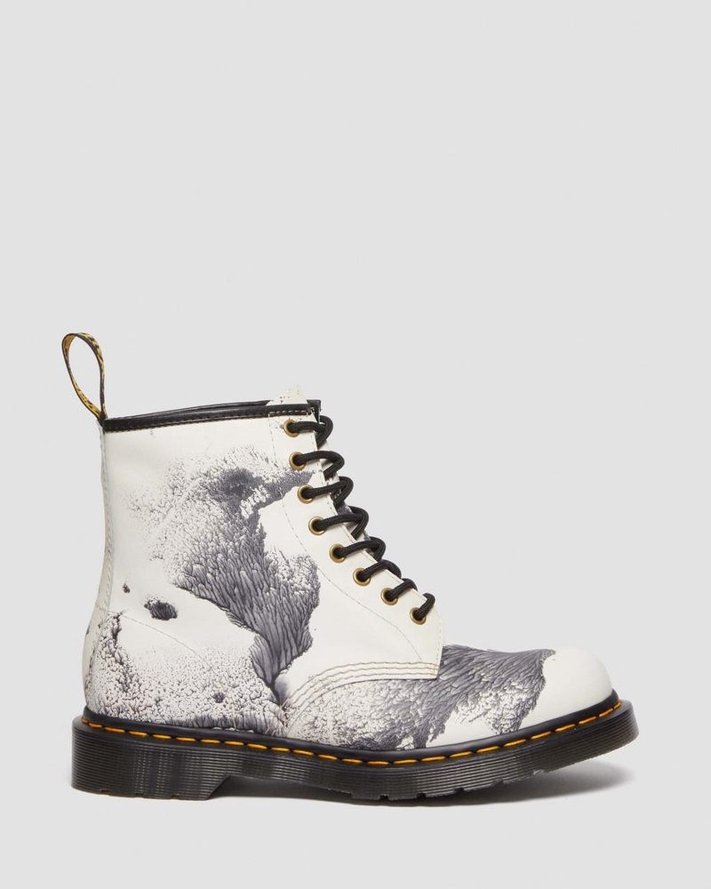 Multi Doctor Martens 1460 Tate 'Decalcomania' Backhand Leather Lace Up Boots (Backhand) | ZU06-Y2CR