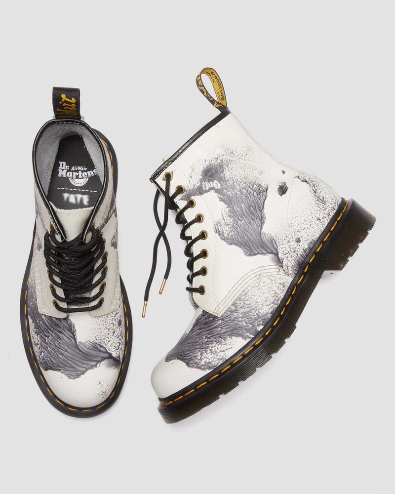 Multi Doctor Martens 1460 Tate 'Decalcomania' Backhand Leather Lace Up Boots (Backhand) | ZU06-Y2CR