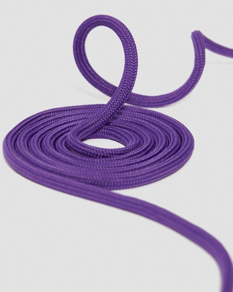 Purple Doctor Martens 55 Inch Round Shoe Laces (8-10 Eye) (Polyester) | KK82-D6VS