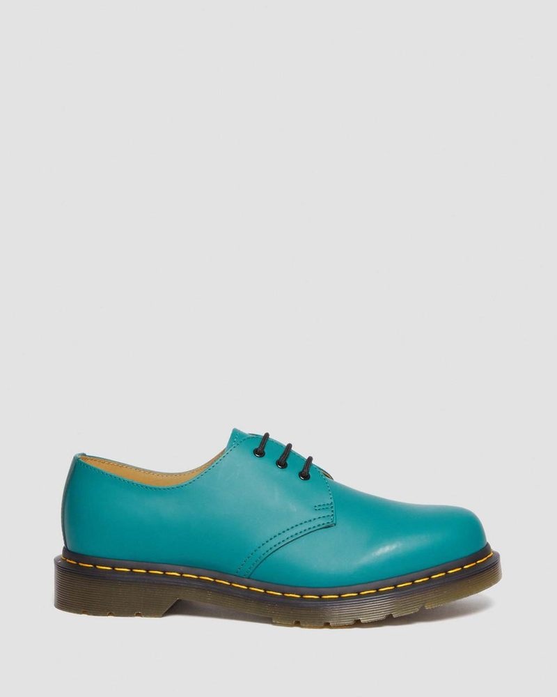 TEAL GREEN Doctor Martens 1461 Smooth Leather Oxford Shoes (Smooth Leather) | OV05-J6YS