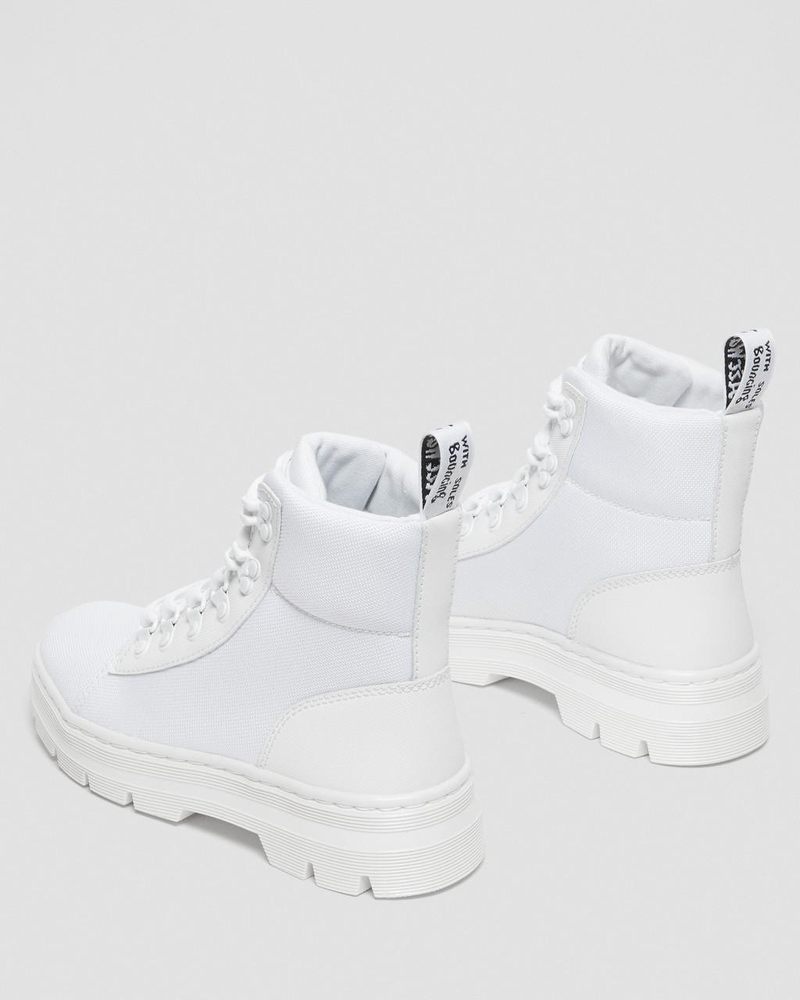 White Doctor Martens Combs - Poly Casual Boots (Ajax+Extra Tough Poly) | KA13-N4GZ