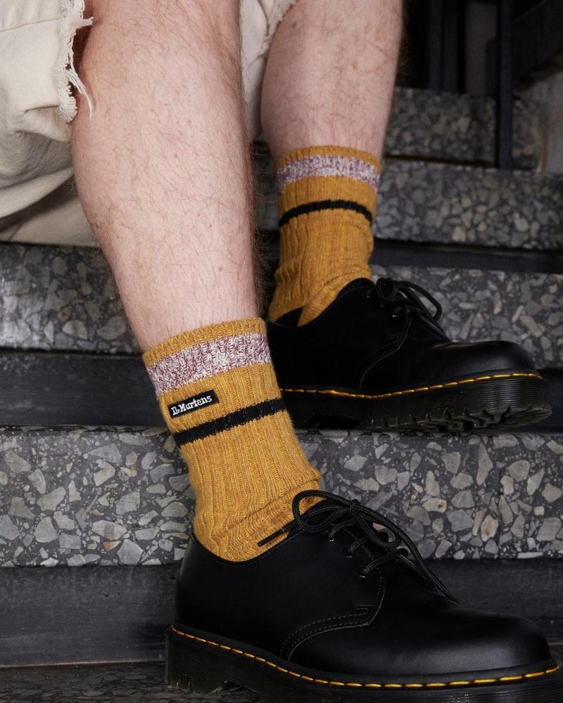 Yellow Doctor Martens Marl Organic Socks (Cotton Blend) | TD91-M2EH